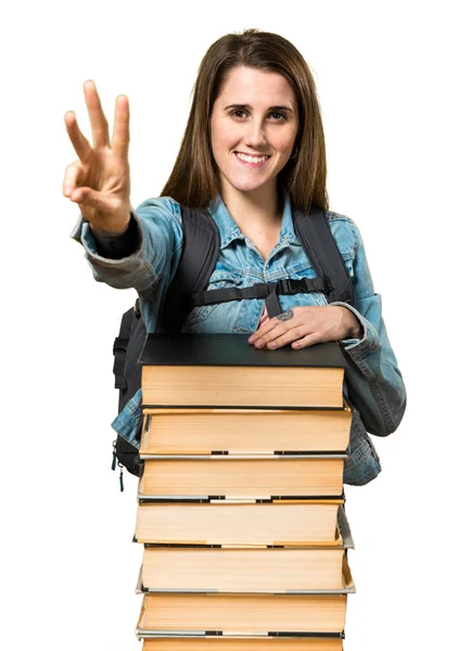 Teen brunette girl posing — Stock Photo, Image