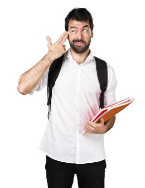 Öğrenci adam intihar jest yapma