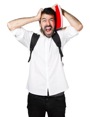 yakışıklı adam izole arka plan