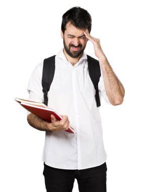 yakışıklı adam izole arka plan