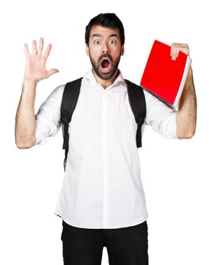 yakışıklı adam izole arka plan