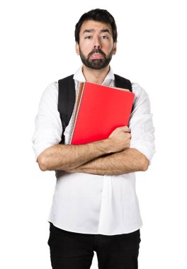 yakışıklı adam izole arka plan