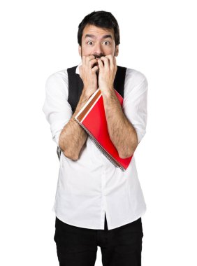 yakışıklı adam izole arka plan