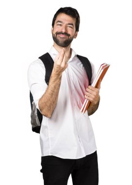 Öğrenci adam para hareketi yapma