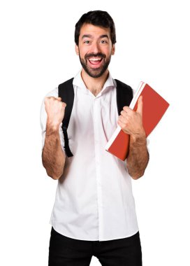 yakışıklı adam izole arka plan