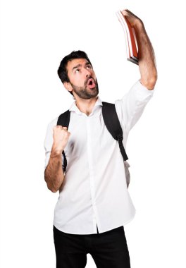 yakışıklı adam izole arka plan