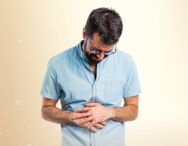 yakışıklı adam izole arka plan