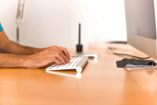 Informatic working in his office — Stock Photo, Image