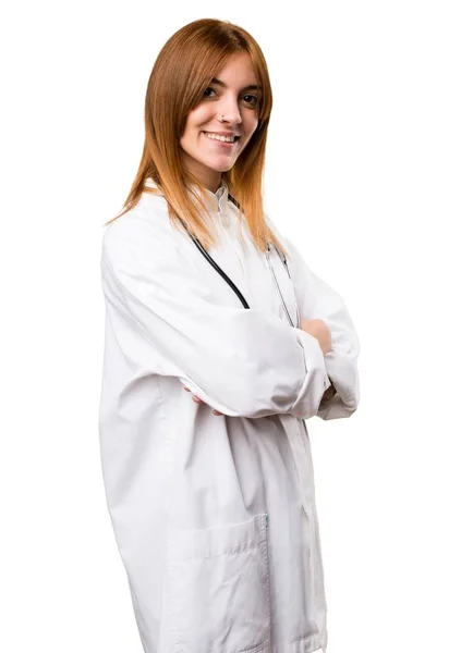 Happy young doctor woman — Stock Photo, Image