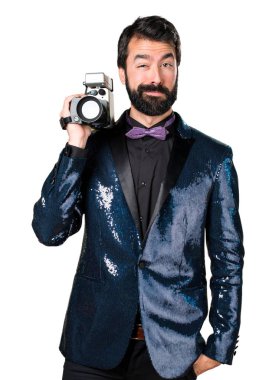 Payet ceket filme ile yakışıklı adam