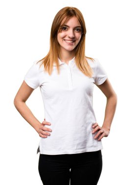 mutlu güzel genç kız