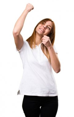 Şanslı güzel genç kız