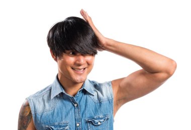 Şüpheleri Asya yakışıklı adam