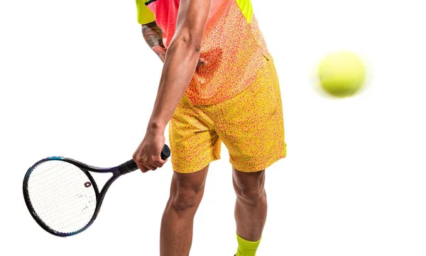 Asian tennis player man — Stock Photo, Image