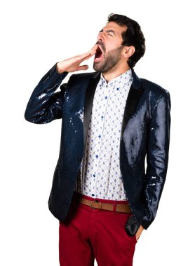 Erkek ceket esneme ile