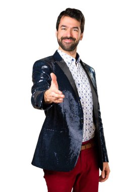 Ceket bir anlaşma ile adam