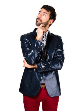 Erkek ceket düşünce ile