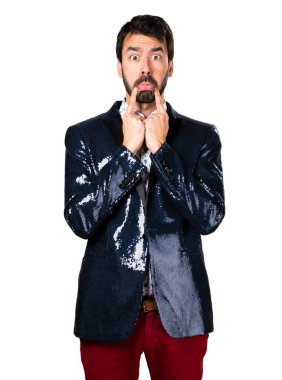 Ceket ile üzgün adam