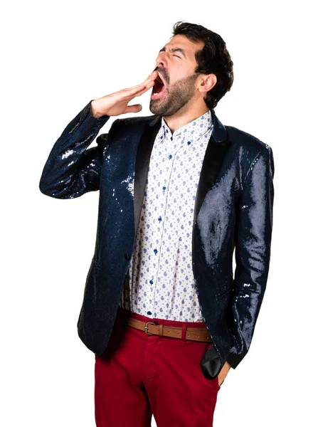 Erkek ceket esneme ile