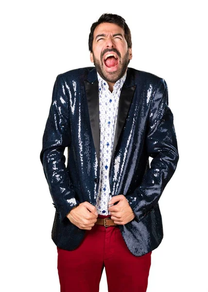 Ceket bağıran adamla