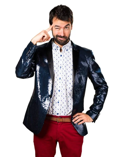 Erkek ceket düşünce ile