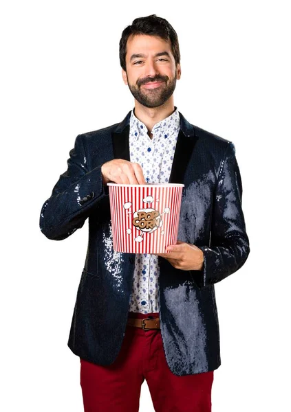 Popcorns yeme ceket adamla