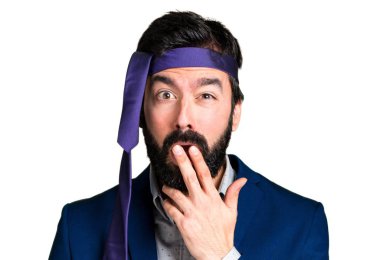 Çılgın ve sarhoş işadamı sürpriz jest yapma