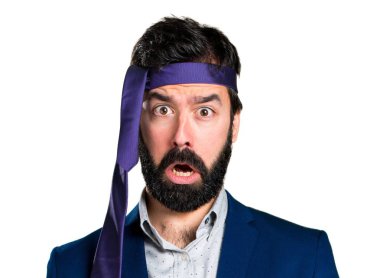 Çılgın ve sarhoş işadamı sürpriz jest yapma