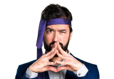 Çılgın ve sarhoş işadamı düşünme