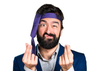 Yıkık çılgın ve sarhoş işadamı