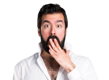 Sakallı sürpriz yakışıklı adam