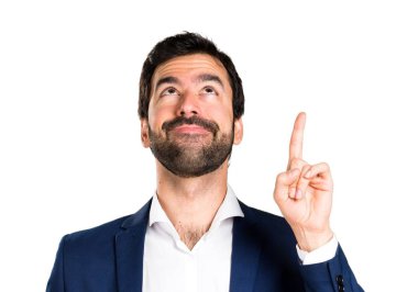 yakışıklı adam yukarı dönük