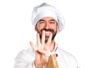 Biraz ekmek tutarak geri sayıma dört genç baker