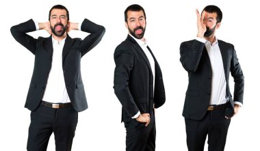 Yakışıklı işadamı espri kümesi