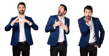 Aşık yakışıklı adam