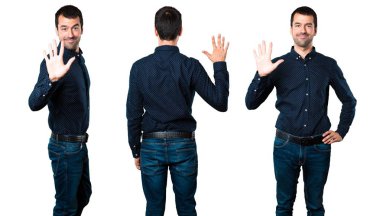 Yakışıklı adam beş sayma kümesi