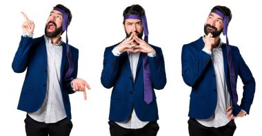 Çılgın ve sarhoş işadamı düşünme