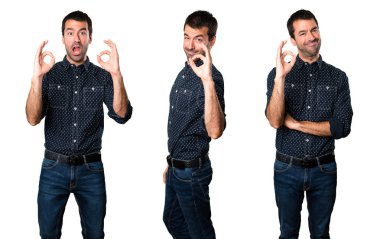 Esmer adam Ok işareti yapım seti