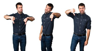 Esmer adam kötü sinyal verme kümesi