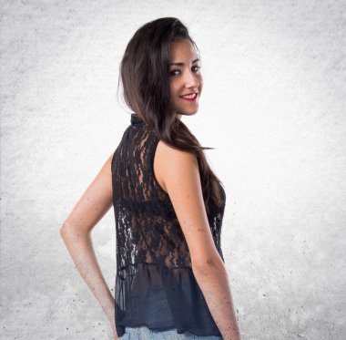 Studio poz güzel model kız