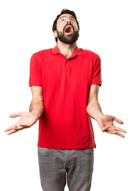 Yakışıklı adam yalvaran