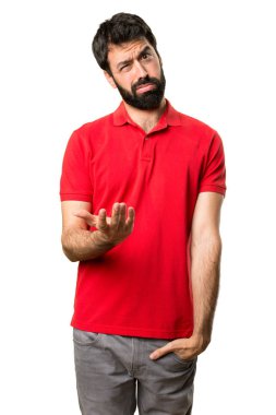 yorgun yakışıklı adam