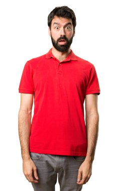 yorgun yakışıklı adam