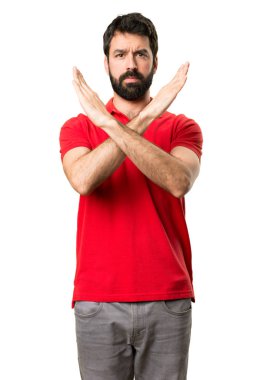 Yakışıklı adam hiç jest yapma