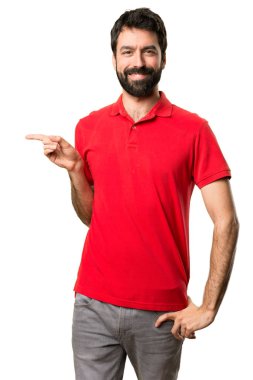 Yakışıklı adam lateral için işaret