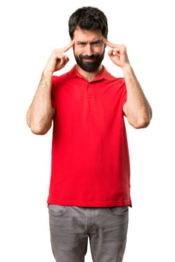 yakışıklı adam düşünme