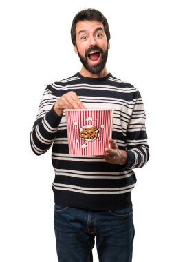 Popcorns yeme sakallı