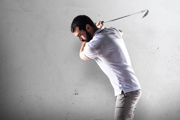 Golfer man — Stock Photo, Image