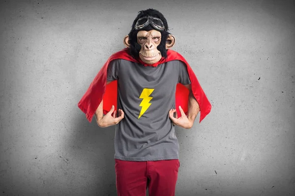 Superheld monkey man — Stockfoto