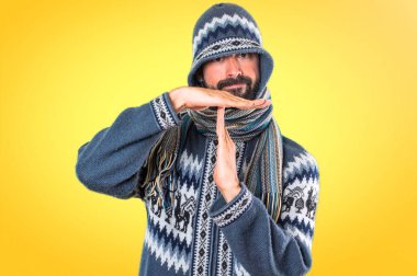 Kış adamla renkli geri verme zaman aşımı jest elbise